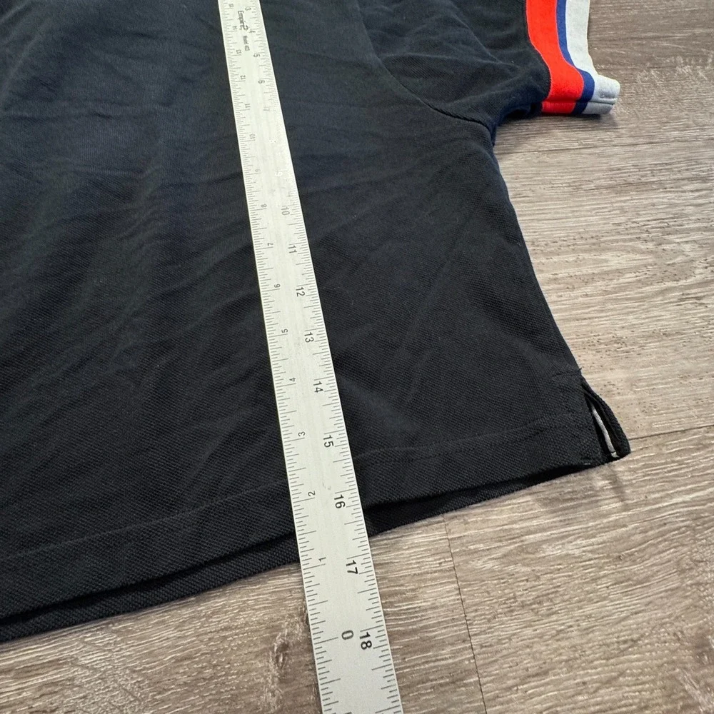 Nike Polo Shirt Womens Small Black Running Spellout Swoosh Crop Outdoor Collared
